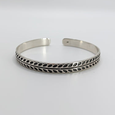 sterling silver adjustable bangle boho